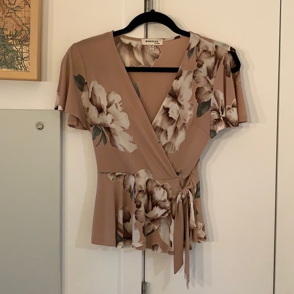 Dusty Pink Floral Shirt - Picture 1 of 4